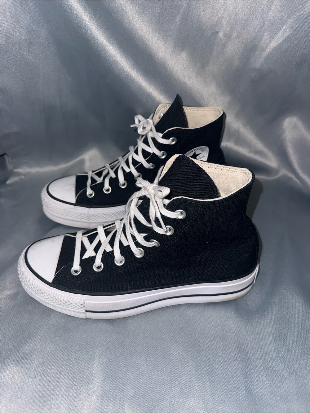 Converse Black and White High-Top Sneakers
